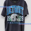 Vintage Detroit Football T-Shirt und Kinder-T-Shirt: Spieltag T-Shirt