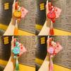 Creative Chinese Style Blessing Keychain Unique Cute Pvc Pendant For Bags And Cars