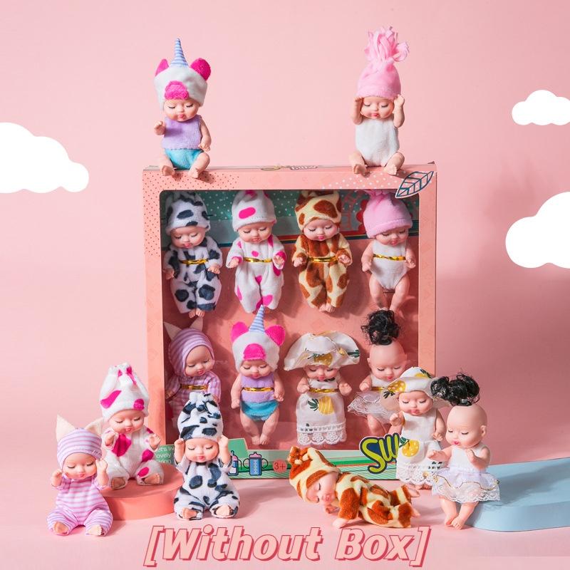 Reborn Sleeping Doll Girl Pvc Bjd Toy With Adjustable Joints And Soft Clothes