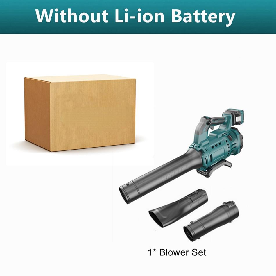 

4000 Вт Регулируемая скорость Промышленный воздуходув Аккумуляторный Портативный Садовый Инструмент для уборки листьев Мощный Бесщеточный Турбовоздуходув