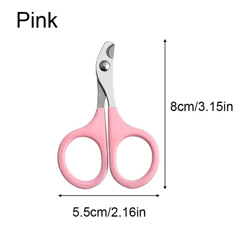 Pet Nail Half Moon Nail Scissors Suitable For Cats And Dogs And Other Small Pet Nail Care Grooming Scissor Claw nail
