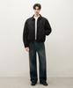 Draw Fit Crop Padded Flight Blouson Jacket [Black]