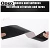 Carbon Fiber Style Car Door Window Center For Hyundai Kona 2018      Exterior Accessories
