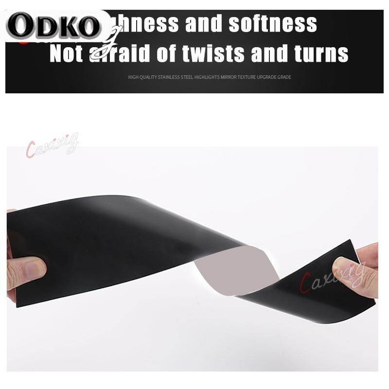 Carbon Fiber Style Car Door Window Center For Hyundai Kona 2018      Exterior Accessories