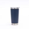 20oz Double Wall Vacuum Insulated Stainless Steel Travel Mug Car Office Home - Lightweight Portable Cup With Press Lid