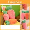 Ultra Soft Carrot Shaped Plush Pillow Stuffed Toy With Down Cotton Cute Gift