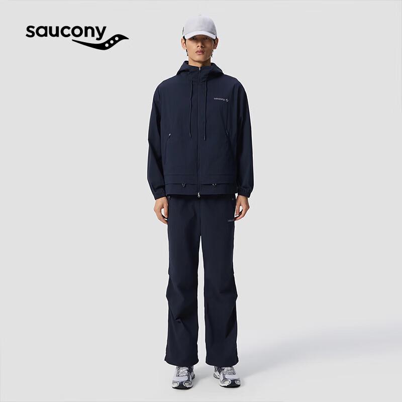 SAUCONY Унисекс Ретро Нейлоновая Куртка с Капюшоном XS