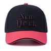 Vendita Calda Unisex Cappellino Classico Alta Qualità Ricamo 3D Lettera NEW YORK Cappellino da Baseball Uomo Donna Casual Cappello Sportivo da Esterno