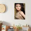 Metal Wall Art Sign Floral Portrait Female Wall Decor for Home Bar Cafe Holiday Gift