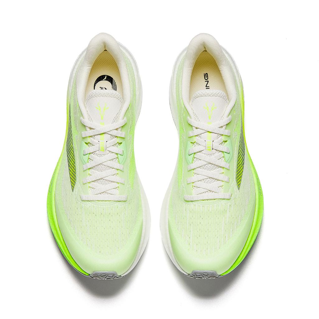 Anta 2nd Zone Heart Rate 80 Fashion Versatile Running Shoes Men Sneaker Fluorescent-Green-Parrot Ivory-White Mystery-Gray 112615555-8