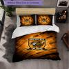 Hull FC Pattern Microfiber 3Pcs Bedding Set Decor Duvet Cover Set For Bedroom Home Use