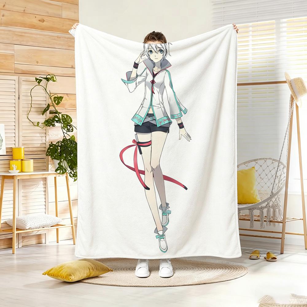 Anime Character Y-YanheS Throw Soft Warm Throw Blanket for Bedroom Living Room Bed Travel Camping Picnic Gift