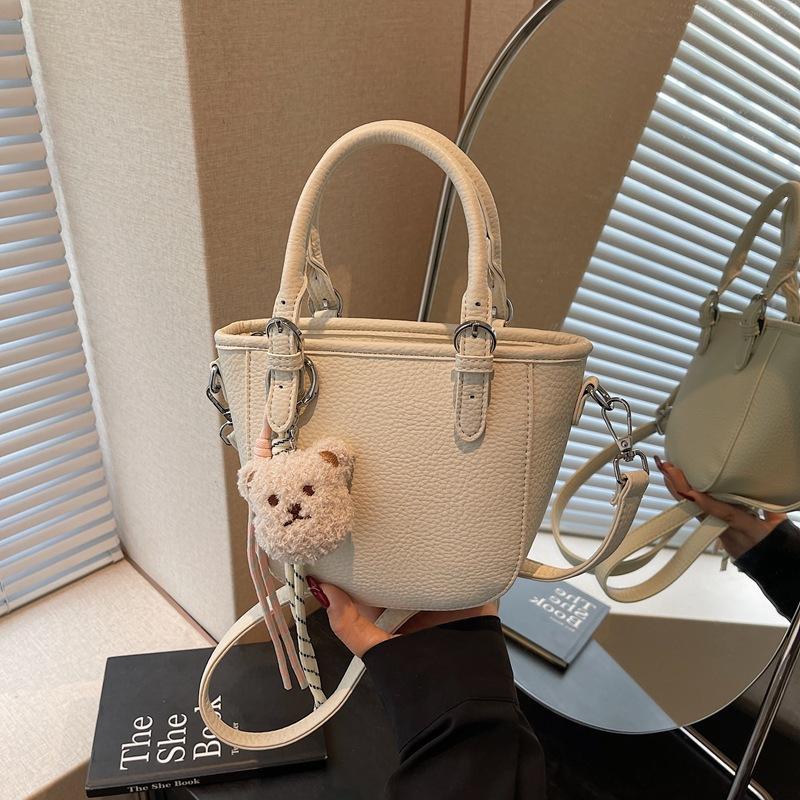Premium Sense Simple Portable Small Bag Women's 2025 New Versatile Shoulder Bucket Bag Messenger Bag
