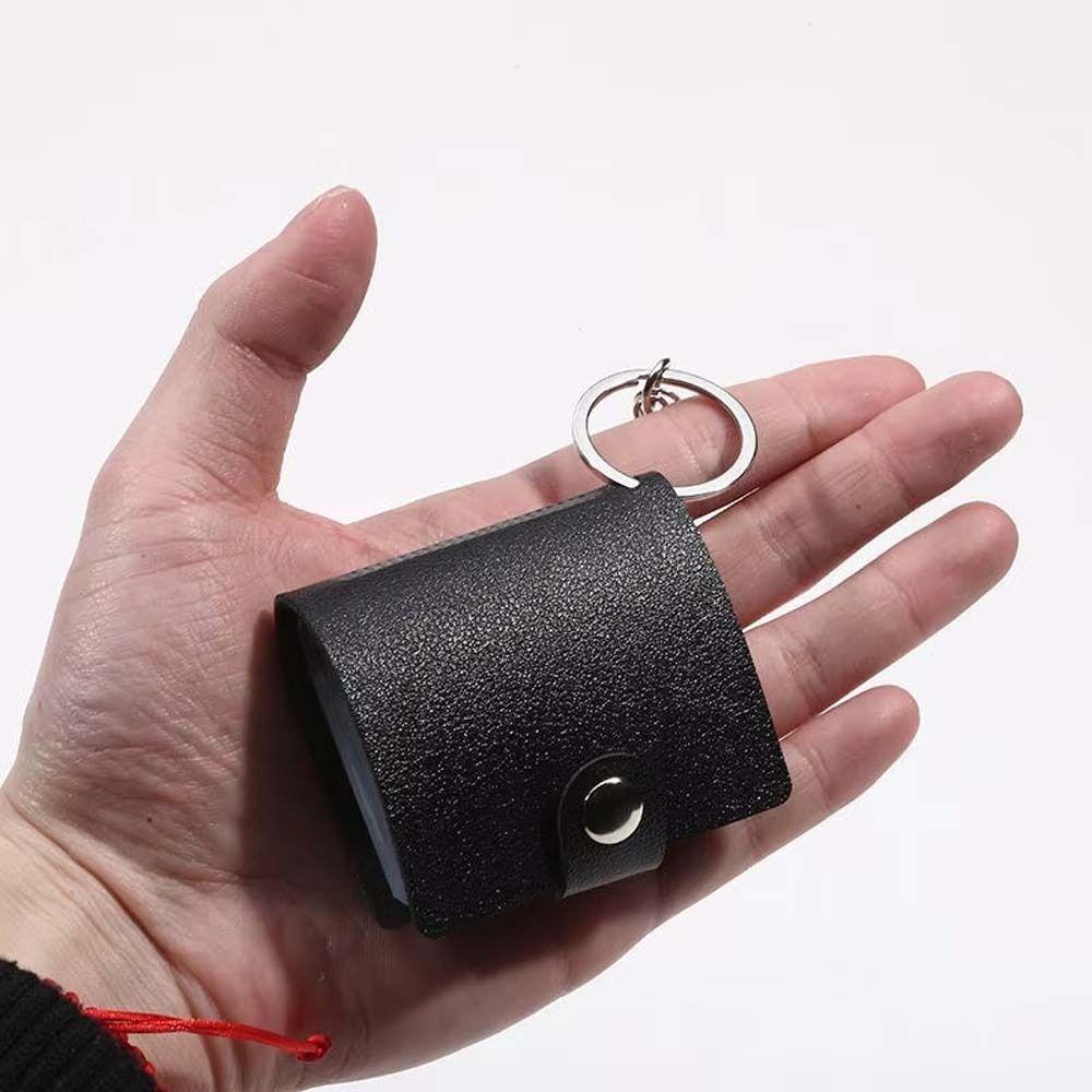 DIY Wallet Mini Photo Album 2 Inch Photo Card Holder PVC Photo Album Keychain Jewelry Gift