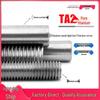 Pure Titanium TA2/TC4 Alloy Fully Threaded Rod, Round Bright Bar, 1 Meter