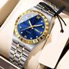 Women Quartz Watch Luminous Waterproof Week Date Wristwatch Stainless Steel Watches