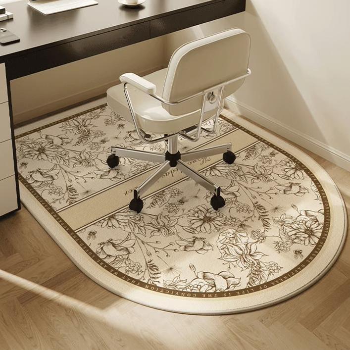 Foot Cushion Household Bedroom Living Room Computer Chair Foot Cushion WearResistant NonSlip Sound Insulation HighValue Crystal Velvet Carpet