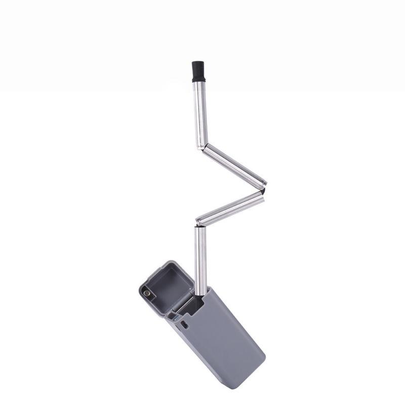 Outdoor Portable Creative Stainless Steel Travel Collapsible Straw Reusable