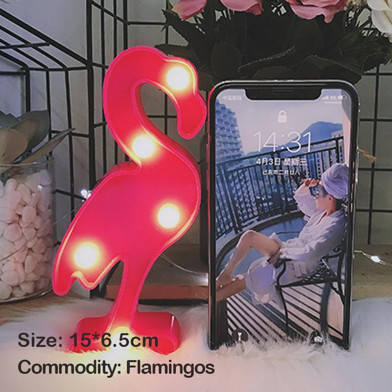 Cartoon Night Lights Unicorn/Flamingo/Cactus/Pineapple/Cloud/Star/Shell LED Table Lamp For Children's Bedroom Party Decoration