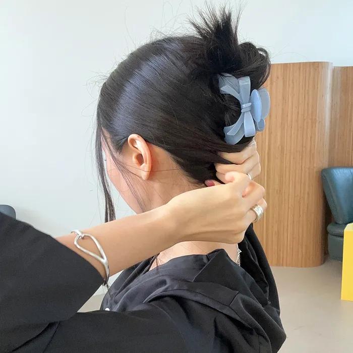 Arch Ribbon Hair Clip (8color)