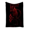 Stranger 5 Throw Blanket Soft Cozy Flannel Wrap Blanket Machine Washable Sofa Throw Blanket for Adults Kids Fans Bed Couch
