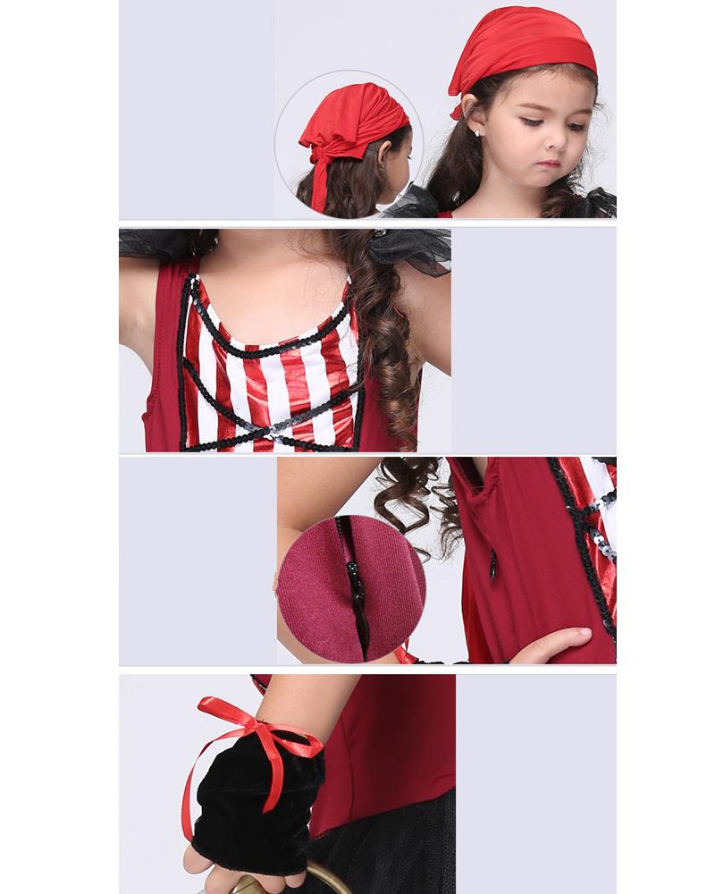 Halloween jenter pirat kostyme Tutu prinsessekjole