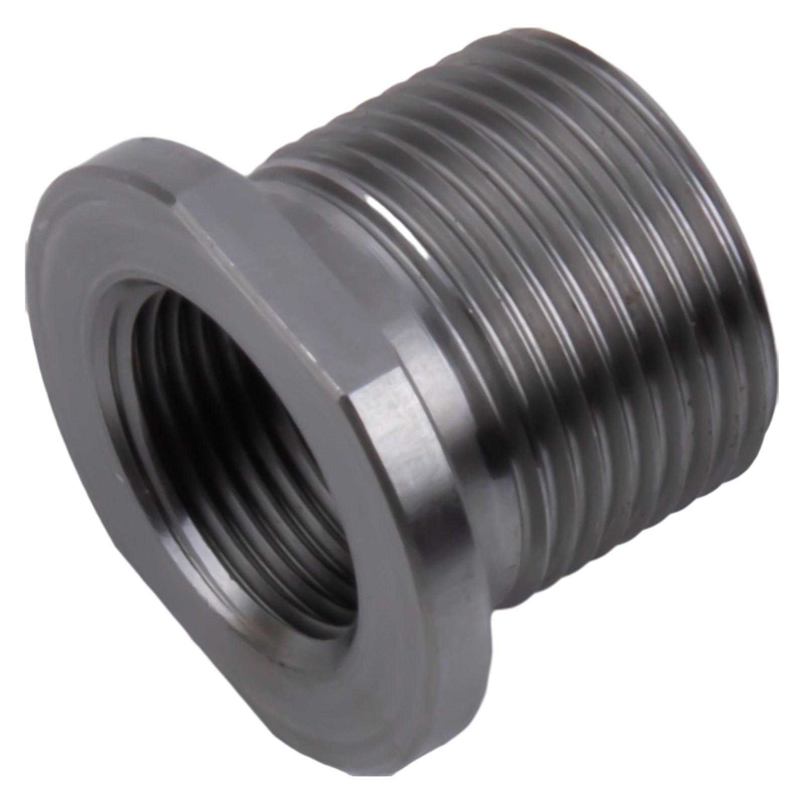 

1/2-28 ID до 5/8-24 OD різьбовий адаптер з нержавіючої срібла/чорний з єднувальний з єднувач
