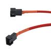 5-1PCS 4 Pin Y Splitter Cable 4 Pin PWM Female To 3/4 Pin Computer Motherboard CPU Fan PC Case Fan Extension Adapter Cable