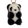 Hanging Panda Keychain Plush Pendant Decoration Fashionable Backpack Key Ring  for Traveling