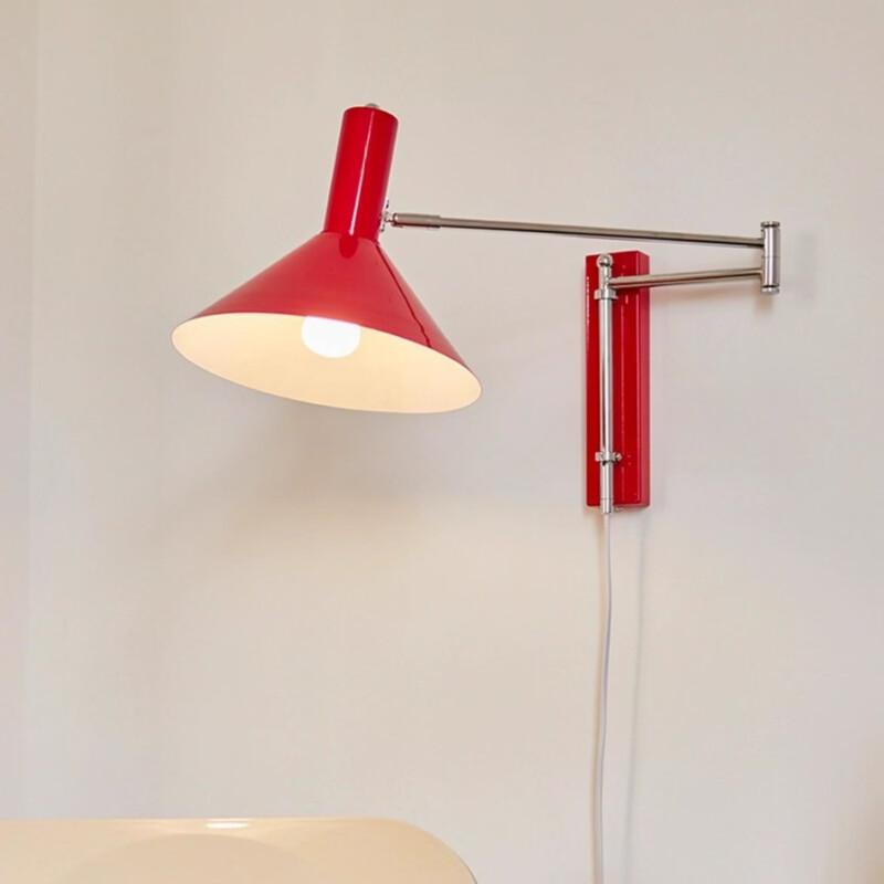 Oeny Foldable Swing Arm Bedside Wall Lamp