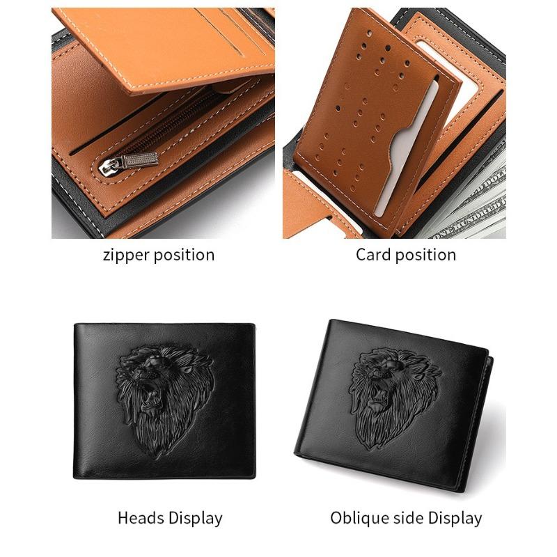 Wallet Men's Short Horizontal Business Tide Wallet Driver's Licence Change Card Bag