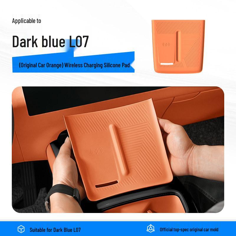 Deep Blue L07 Armrest Storage Box for Center Console - Car Interior Accessory