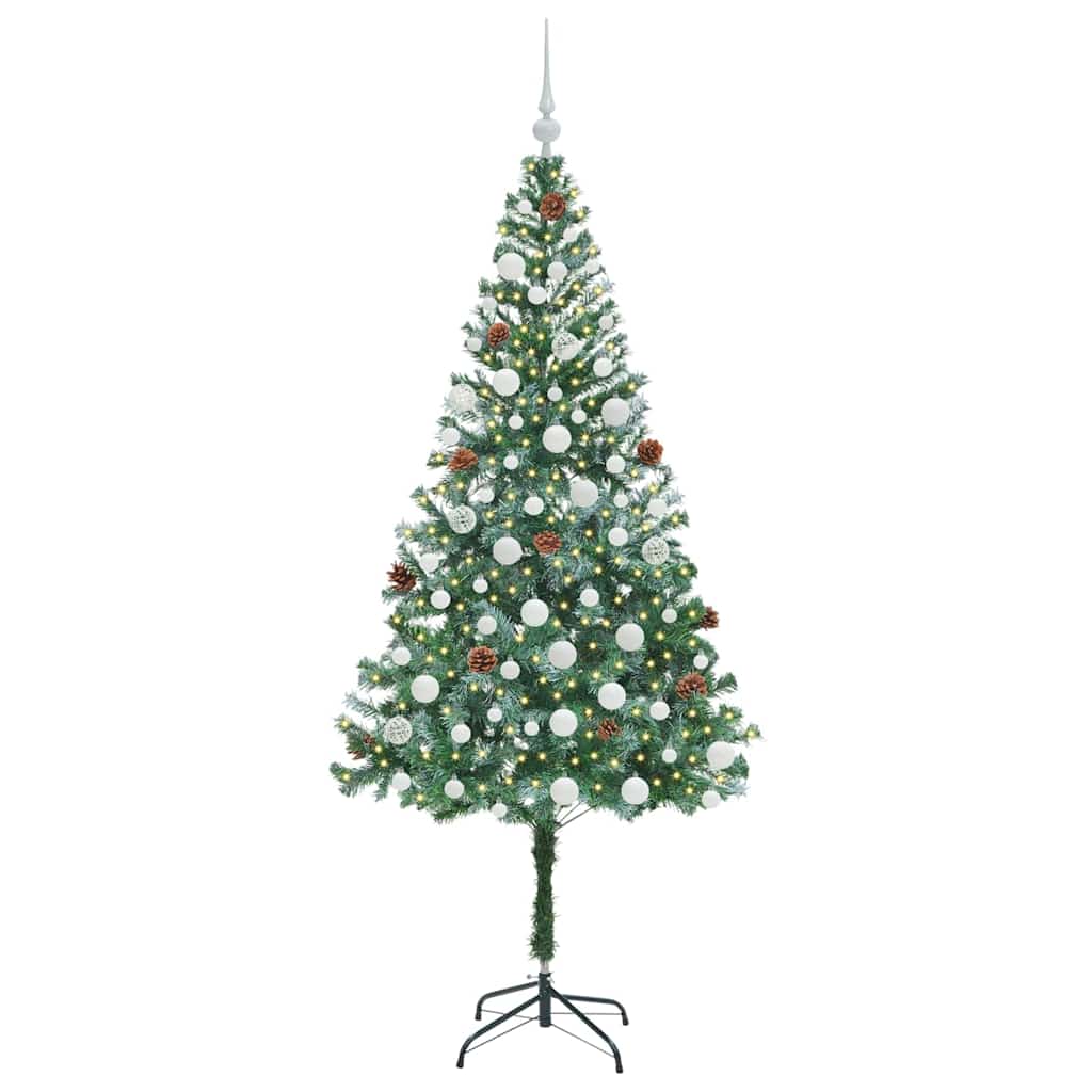 Artificial Christmas Tree Green 180 Cm PVC and Steel