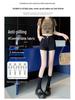 Women's High-Waist Khaki A-Line Shorts - Slim, Petite, Versatile Summer Wear