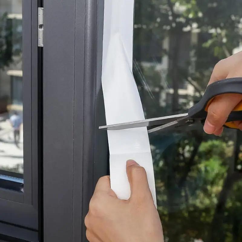 1PC 5/10/20m Window Sealing Tape Self Adhesive Seam Sealing Strip Strong Dustproof Waterproof Duct Tape Door Weather Stripping