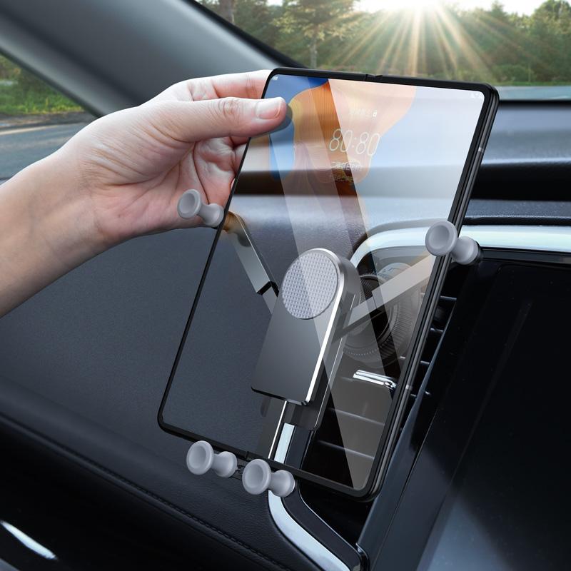 

Eary for Galaxy Z Fold 7 6 5 Car Mount Gravity Thick Case Friendly Phone Holder Z Fold5 for Samsung Z Fold 7 4 S25 iPhone 17 16