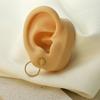 Titanium Steel Earrings Women'S Fashion Temperament Is Simple, Large Circle Stud Earrings 316 Material Does Not Fade, High-End Sense Of Simplicity