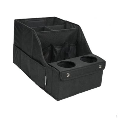 Organizador de Asiento de Coche Respaldo Maletero Portátil con Bolsillos Multicompartimento Vaso