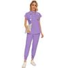 Medical Clothing for Women Nurse Uniforms Scrubs Set Hospital Work Wear Wholesale Medical Blue Overalls Unisex Solid Uniform