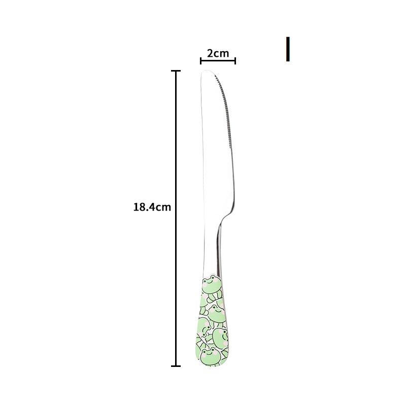 1/4Pcs Animal Cartoon Cute Fork Stainless Steel Children Spoon Fork Children Kids Cutlery Set Tableware Dinnerware Supplies Gift