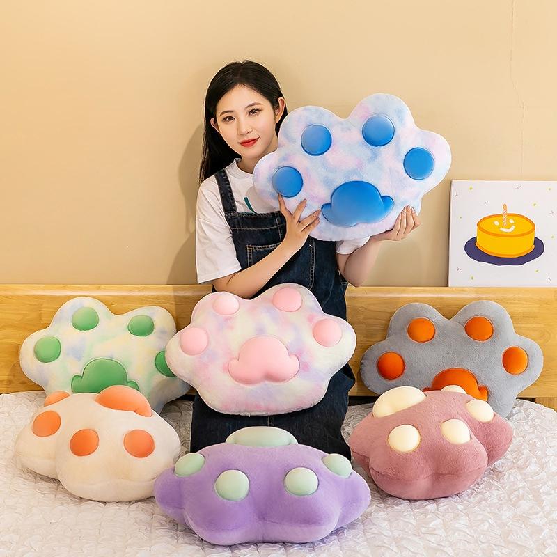 Creative Plush Toy Cat Claw Pillow Cartoon Tiger Bear Paw Stuffed Animal Girls Festival Gift Wholesale