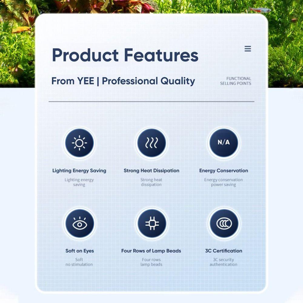 Lumină LED pentru Acvariu Ultrathin Lumină Clip pentru Creștere Lampă Acvatică Nouă Lumină Acvariu