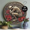 Australian Soldier Remembrance Metal Wall Art Poppy Memorial Plaque Durable Decor