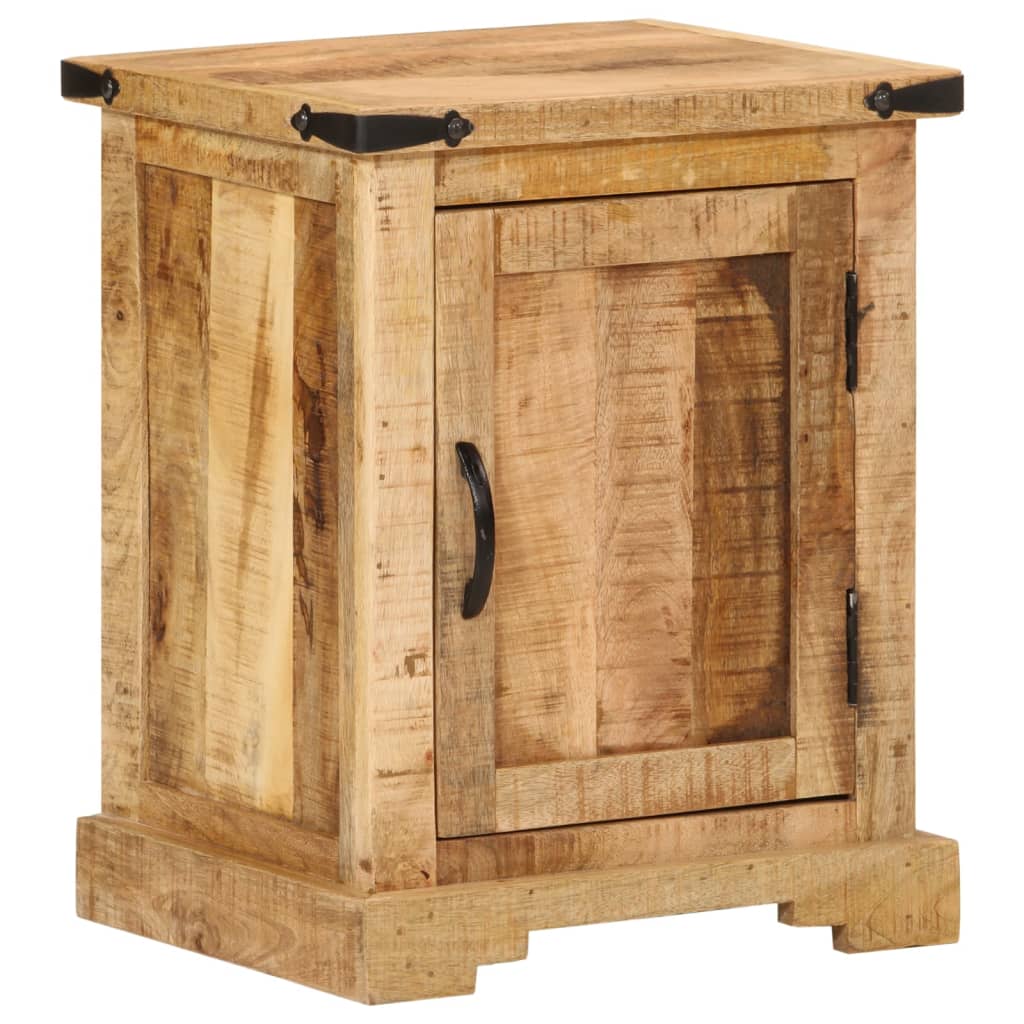 Nightstand 40 X 35 X 50 Cm Solid Mango Wood