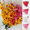 7 Branches Artificial Cherry Blossom Flowers Floral Arrangement 55cm Lifelike Peach Blossom Vase Filler Fake Plum Flowers