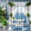 Screen Scenery Bathing Curtain  Bathroom Shower Curtain Waterproof With 12 Hooks Home Deco Free Ship