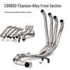 CBR650R Titanium Alloy Front Section Exhaust Pipe