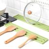 Silicone Countertop Pot Lid Storage Mat Heat Resistant Anti Slip Grooves Kitchen Sink Pad Holder Kitchen Supplies Sink Drainer Rack