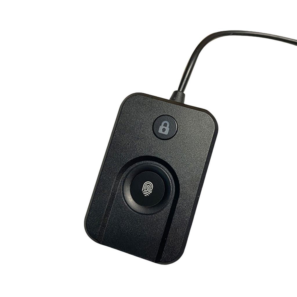Biometric Fingerprint Login Reader for Windows 11/10 Hello One-Click Lock Screen Biometric Scanner with 5ft Cable for PC Laptop