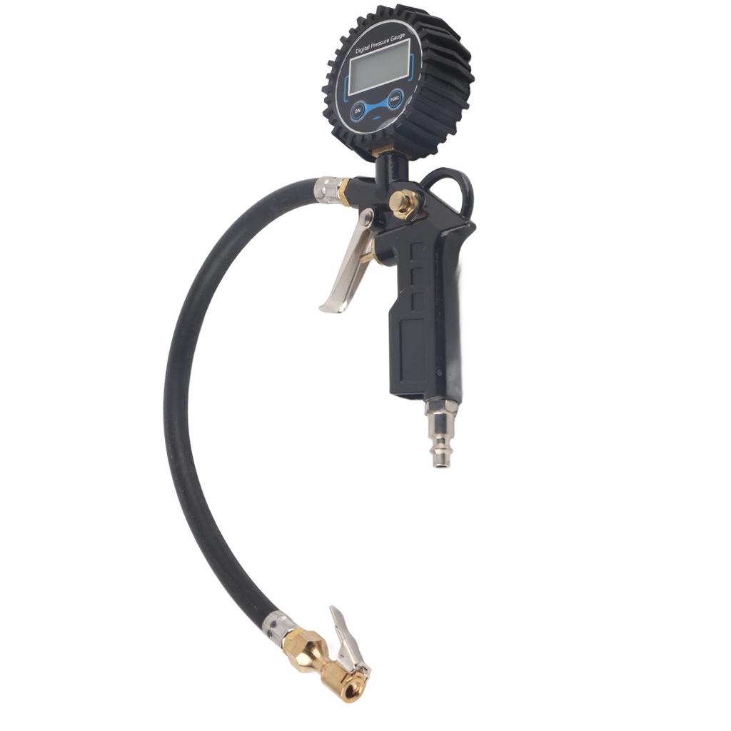 Høy Nøyaktighet Bil Dekktrykksmåler Tester Digital Bord Sikkerhetsbarometre US Hannhode